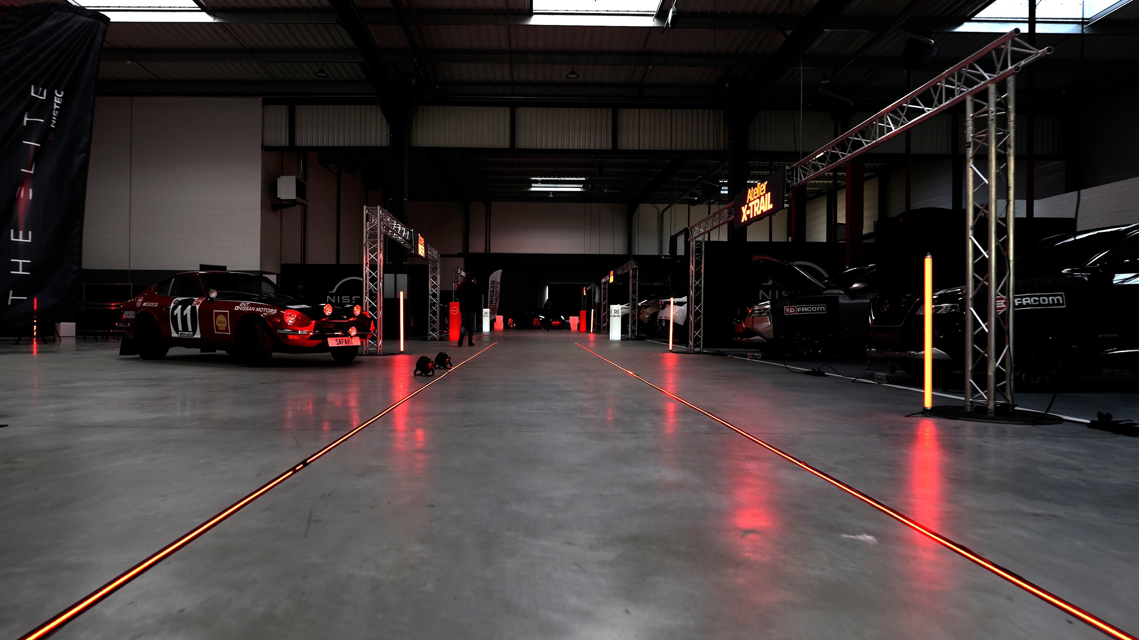 Vue d'ensemble d'un garage pour le challenge NISTEC 2025